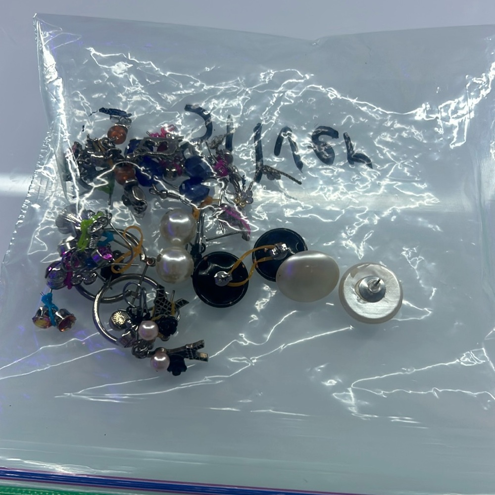 Silver earrings